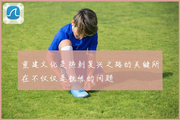 重建文化是热刺复兴之路的关键所在不仅仅是教练的问题